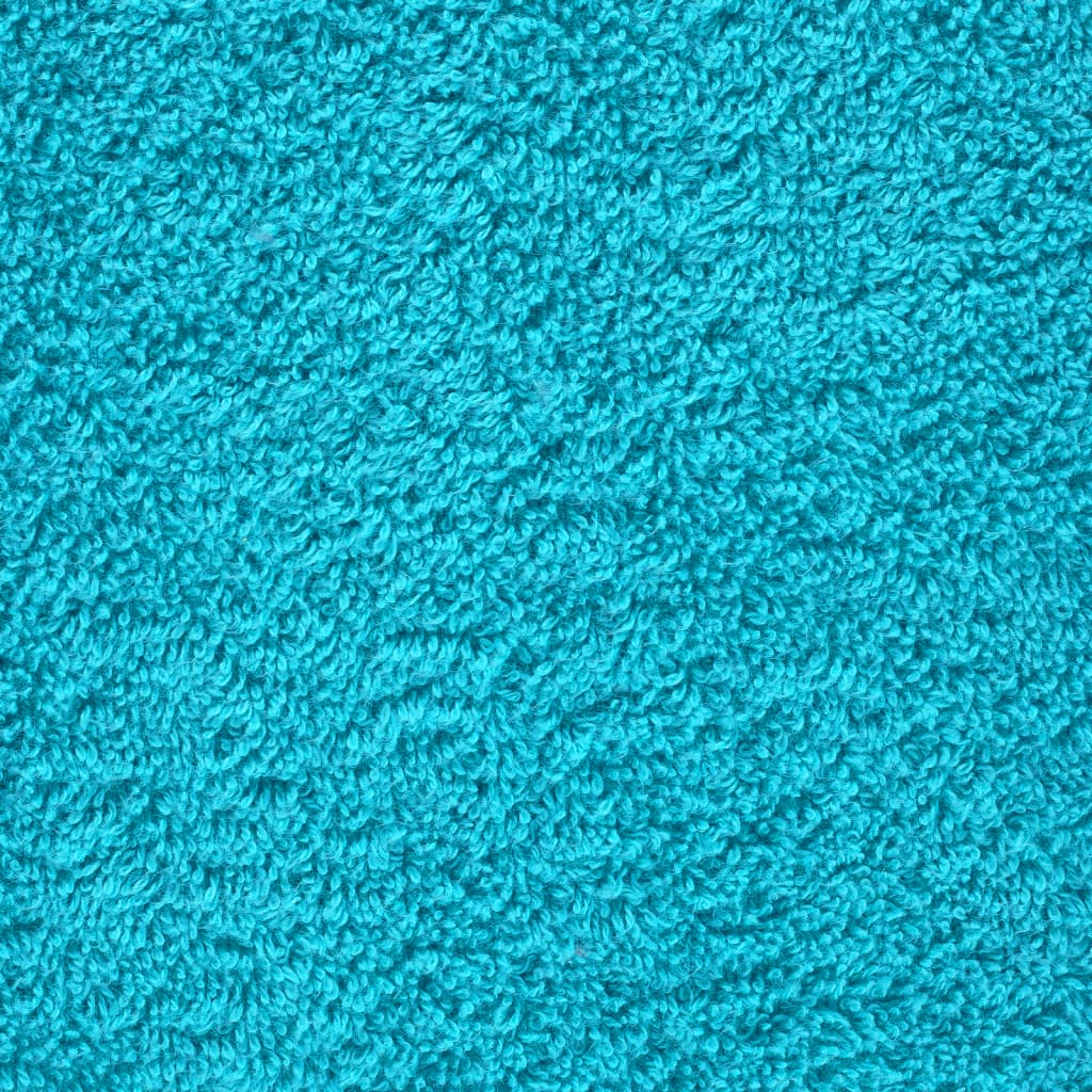 vidaXL Ręczniki myjące Premium SOLUND 10 szt. Turkusowe 30x30 cm 600 gsm