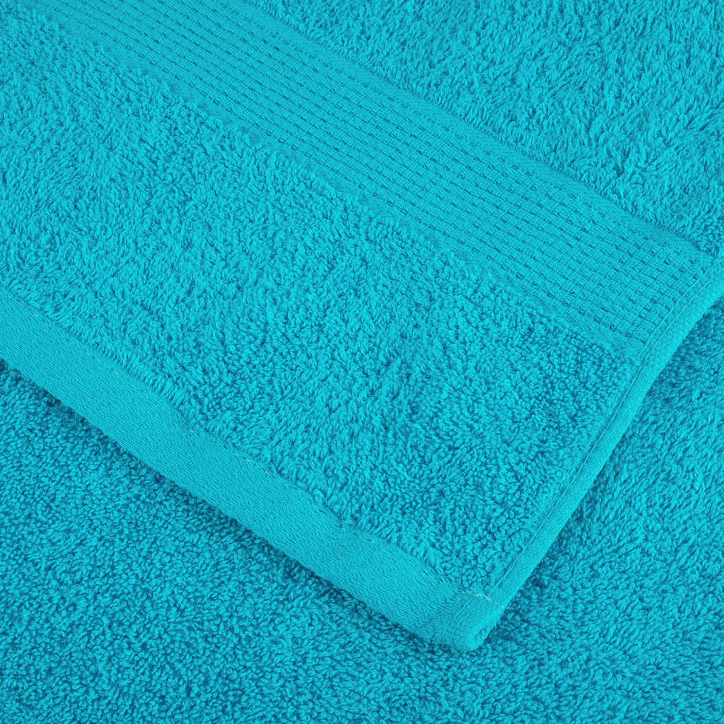 vidaXL Ręczniki premium SOLUND 4 szt., turkusowe, 70x140 cm, 600 g/cm²