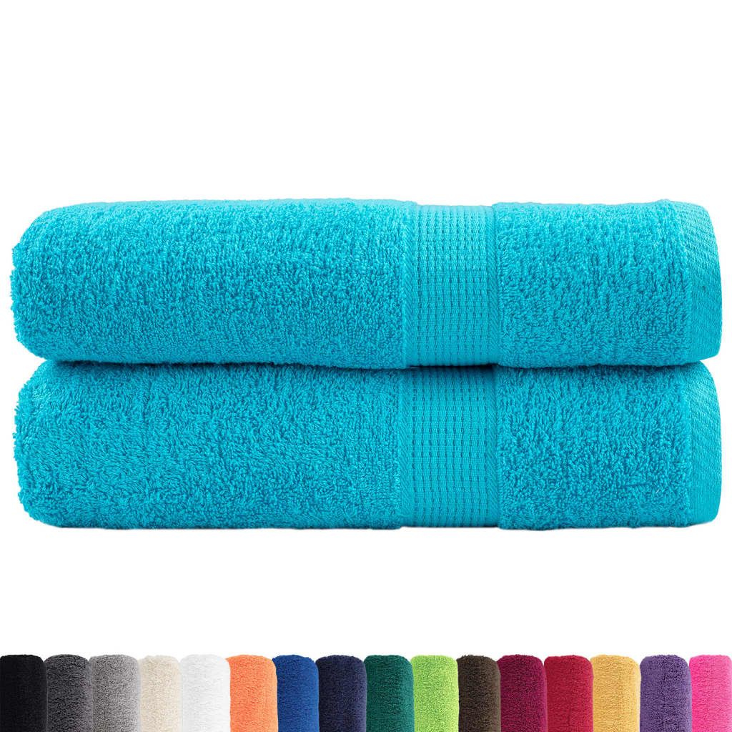 vidaXL Ręczniki premium, SOLUND, 2 szt., 100x150 cm, 600 g/m²