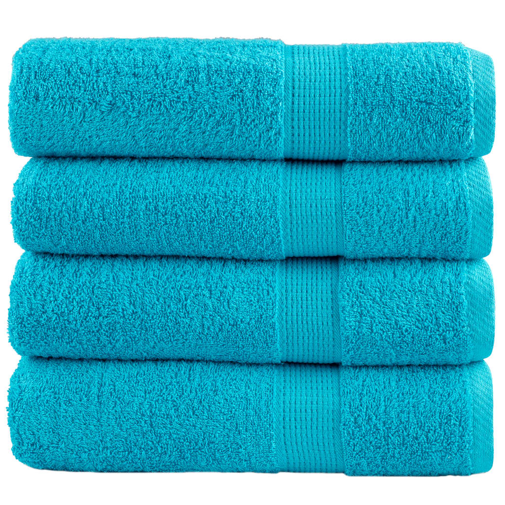 vidaXL Ręczniki premium, SOLUND, 4 szt., 100x150 cm, 600 g/m²