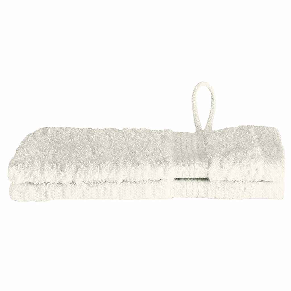 vidaXL Ręcznik Gościnny SOLUND 2 szt. Kremowy 15 x 21 cm 550 gsm