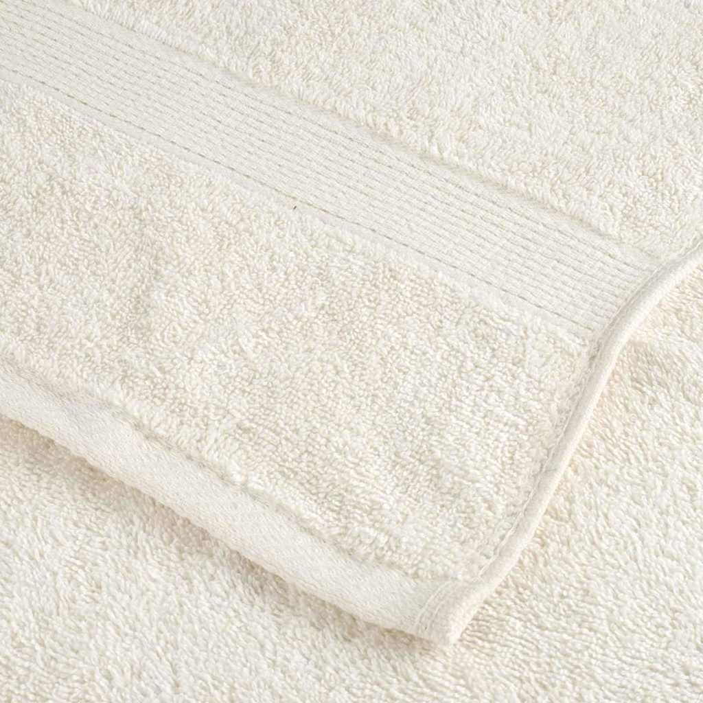vidaXL Ręcznik Gościnny SOLUND 10 szt. Kremowy 15 x 21 cm 550 gsm