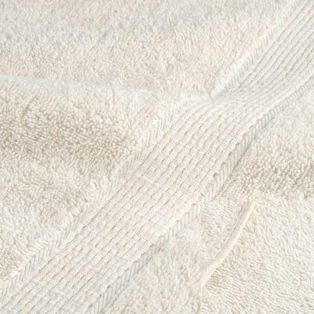 vidaXL Ręcznik Gościnny SOLUND 10 szt. Kremowy 15 x 21 cm 550 gsm