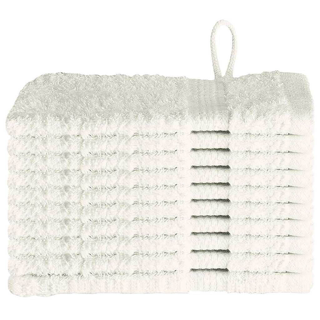 vidaXL Ręcznik Gościnny SOLUND 10 szt. Kremowy 15 x 21 cm 550 gsm