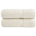 vidaXL Ręczniczki premium SOLUND, 2 szt., kremowe, 30x50 cm, 600 g/cm²