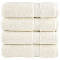 vidaXL Ręczniki premium SOLUND, 4 szt., kremowe, 50x100 cm, 600 g/cm²