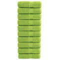 vidaXL Ręczniki toaletowe Premium SOLUND 10 szt. Zielone jabłko 30x30 cm 600 gsm
