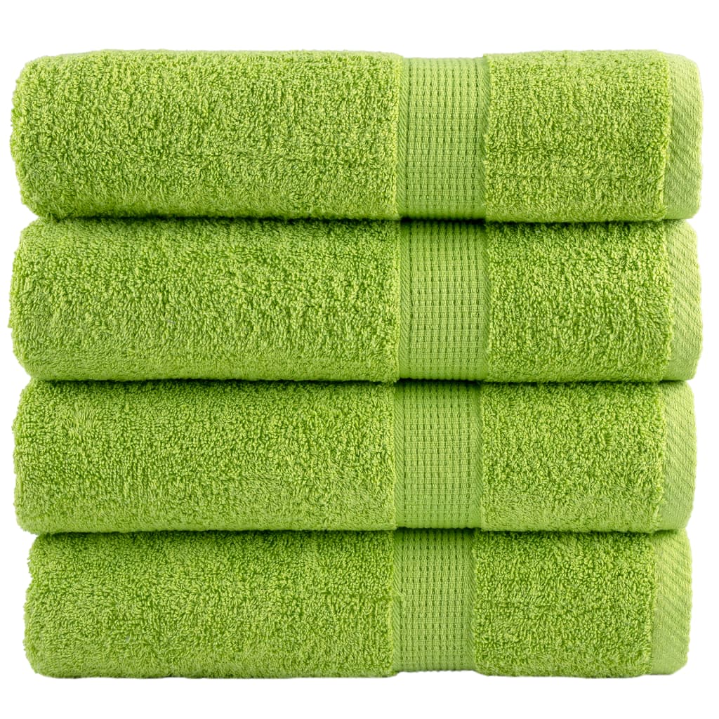 vidaXL Ręczniki premium, SOLUND, 4 szt., 100x150 cm, 600 g/m²