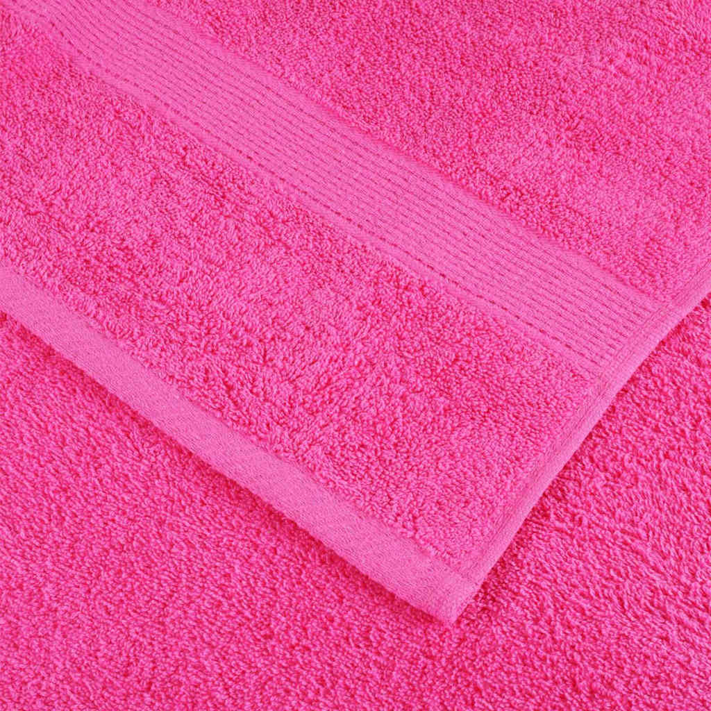 vidaXL Ręcznik Gościnny SOLUND 4 szt. Różowy 15 x 21 cm 550 gsm