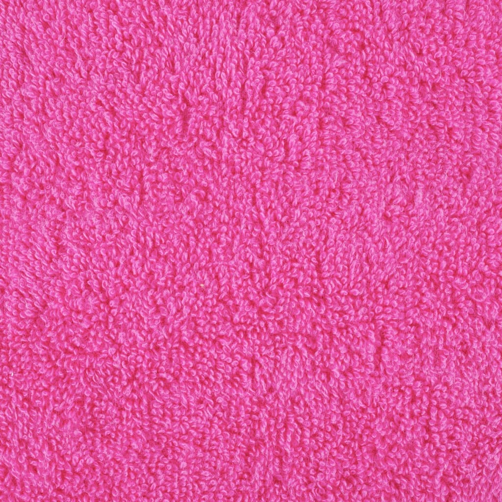 vidaXL Ręczniki premium SOLUND, 10 szt., różowe, 50x100 cm, 600 g/cm²