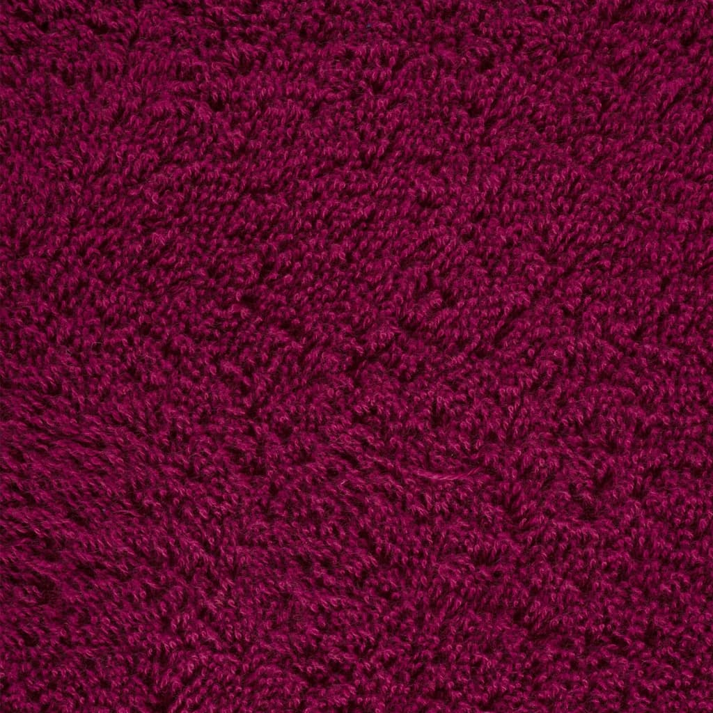 vidaXL 12-cz. zestaw ręczników premium SOLUND, bordowy, 600 g/cm²