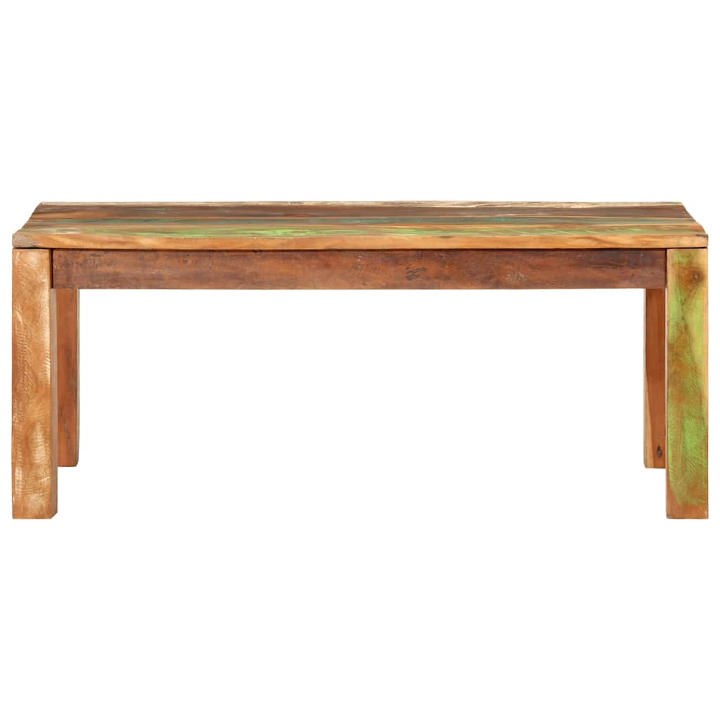 vidaXL Stolik kawowy, 110 x 55 x 40 cm, Lite drewno odzyskane