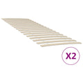 vidaXL Zapasowe listwy do łóżka z 34 listwami 2 szt. 80x200 cm