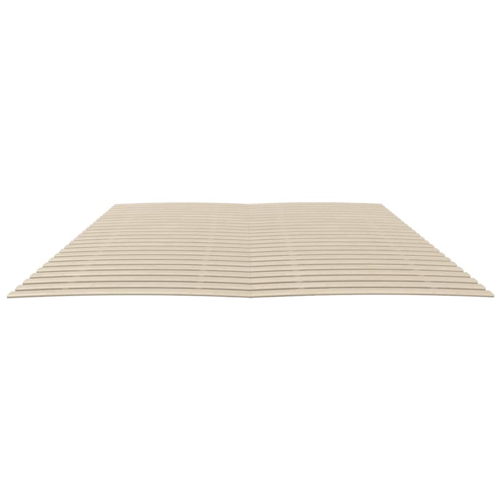 vidaXL Zapasowe listwy do łóżka z 48 listwami 2 szt. 90x200 cm