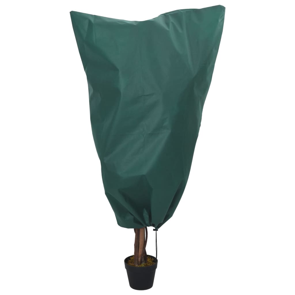 vidaXL Kaptury ochronne ze ściągaczami, 4 szt., 70 g/m², 0,8x0,8 m