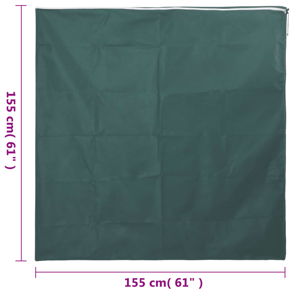vidaXL Kaptury ochronne na rośliny, suwak, 2 szt., 70 g/m² 1,55x1,55 m