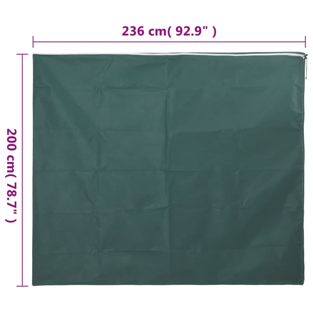 vidaXL Kaptur ochronny na rośliny, z suwakiem, 70 g/m², 2,36x2 m