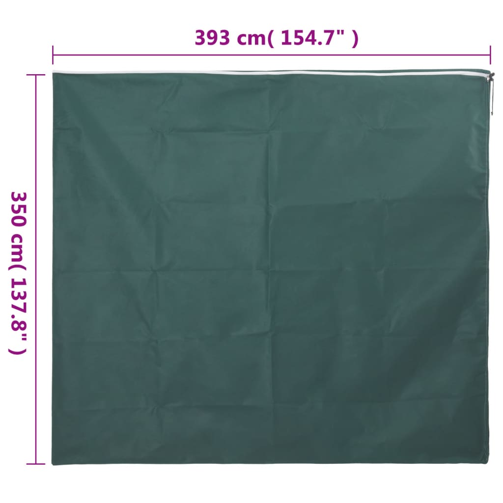 vidaXL Kaptur ochronny na rośliny, z suwakiem, 70 g/m², 3,93x3,5 m