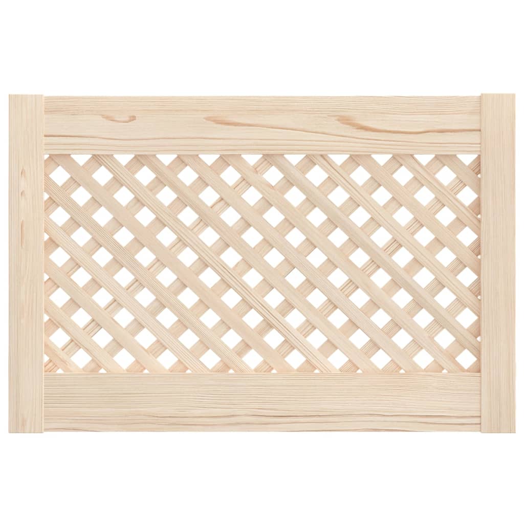 vidaXL Drzwiczki do szafki, z kratką, 2 szt., 59,5x39,5 cm, sosnowe
