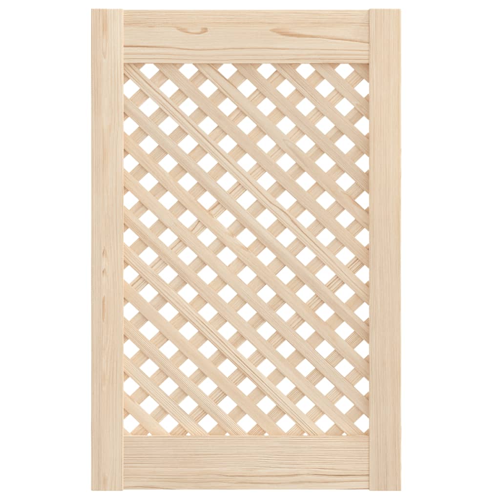 vidaXL Drzwiczki do szafki, z kratką, 2 szt., 39,5x61,5 cm, sosnowe