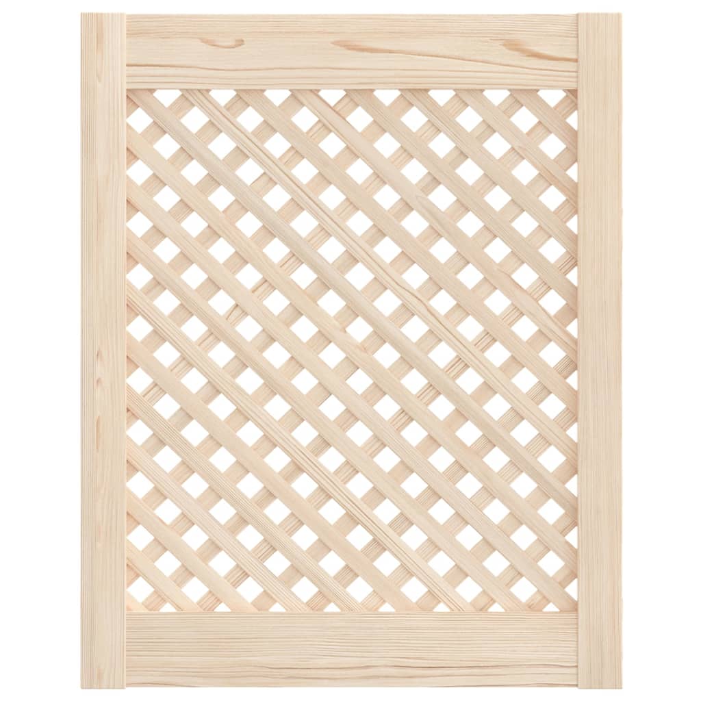 vidaXL Drzwiczki do szafki, z kratką, 2 szt., 49,5x61,5 cm, sosnowe