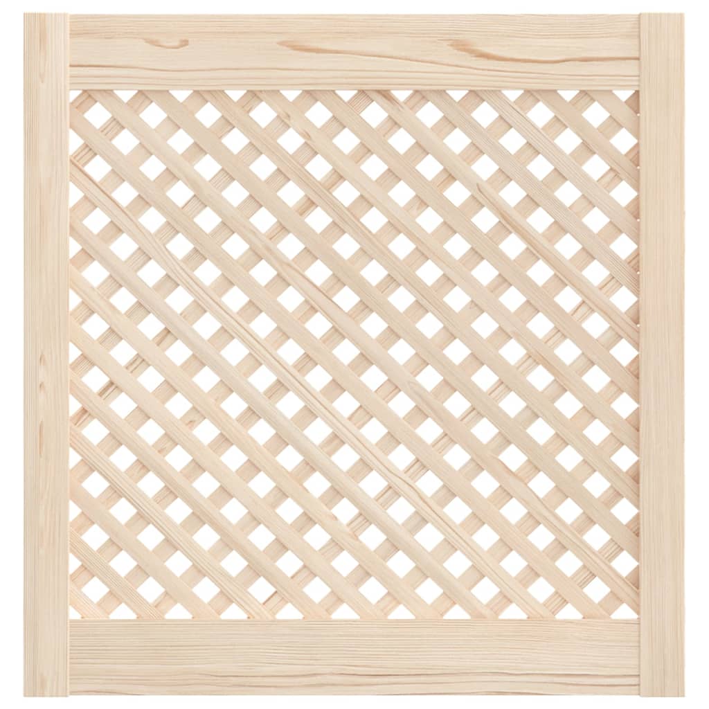 vidaXL Drzwiczki do szafki, z kratką, 2 szt., 59,5x61,5 cm, sosnowe