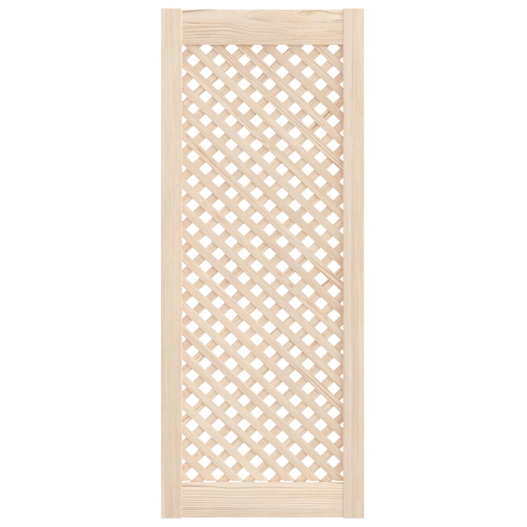 vidaXL Drzwiczki do szafki, z kratką, 2 szt., 39,5x99 cm, sosnowe