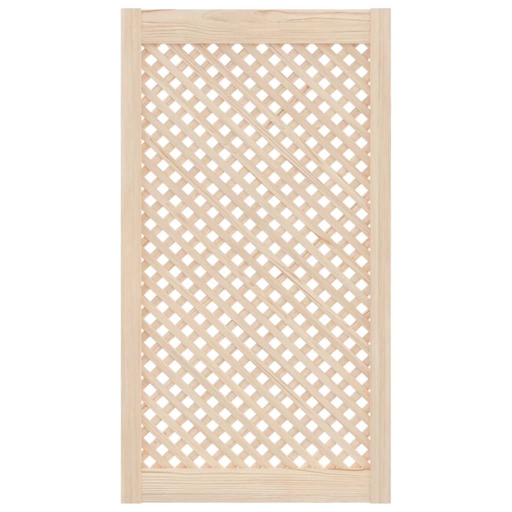 vidaXL Drzwiczki do szafki, z kratką, 2 szt., 49,5x99 cm, sosnowe