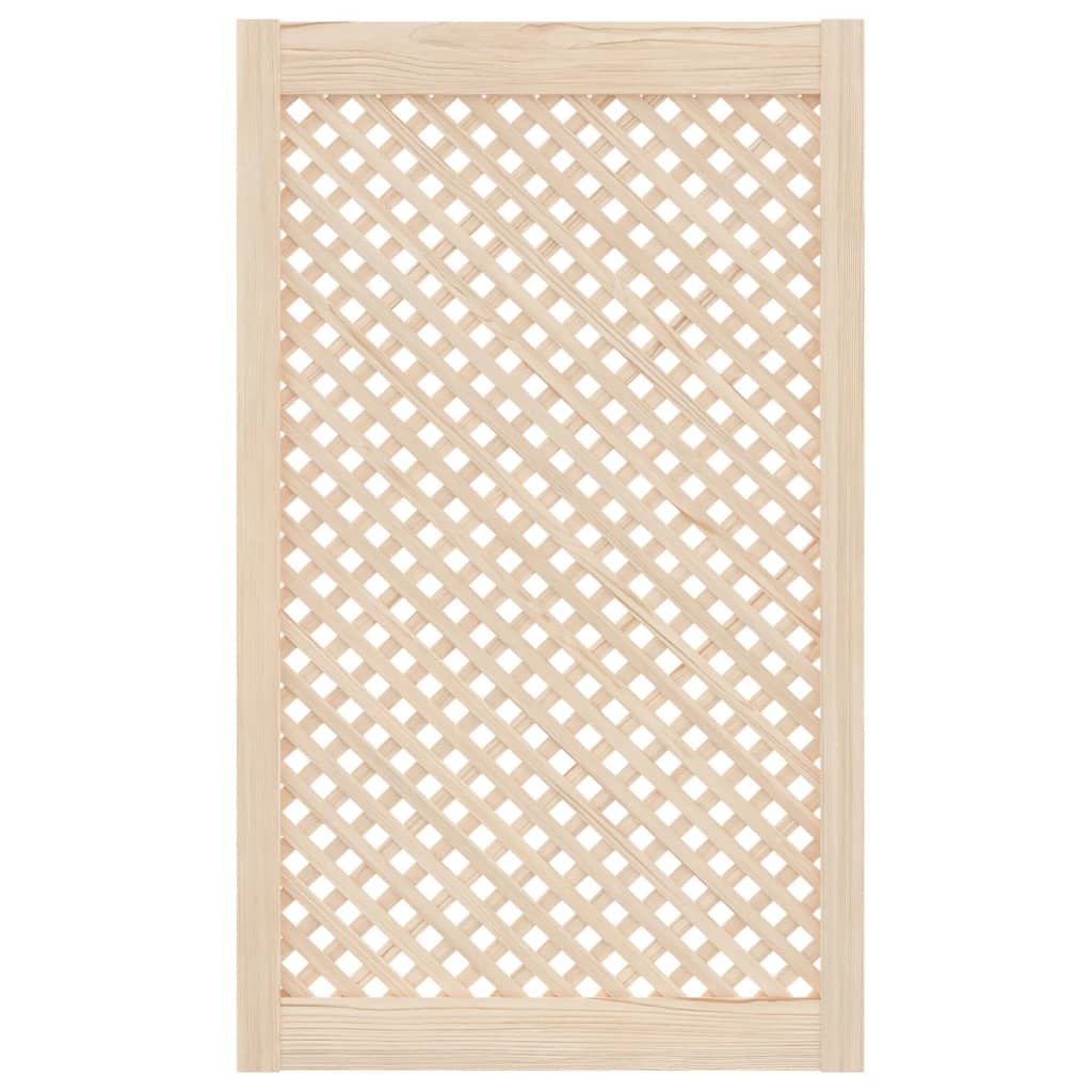 vidaXL Drzwiczki do szafki, z kratką, 2 szt., 59,5x99 cm, sosnowe