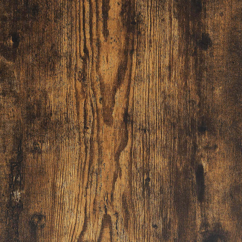 vidaXL Rama łóżka, przydymiony dąb, 75x190 cm, mała pojedyncza