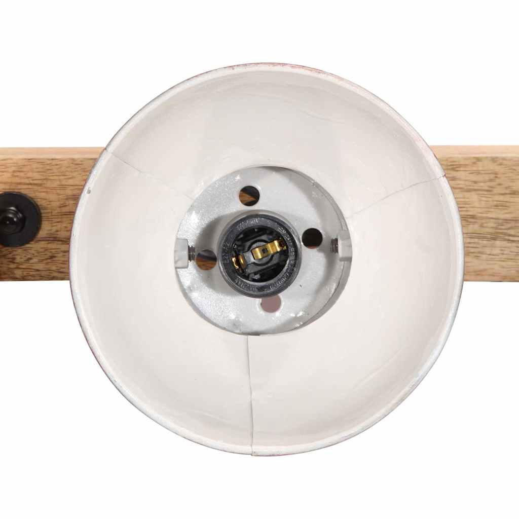 vidaXL Kinkiet, 25 W, postarzany czerwony, 90x25 cm, E27