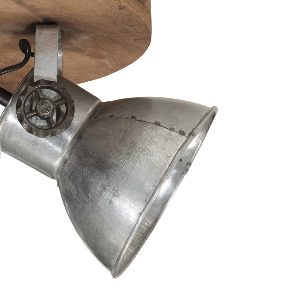 vidaXL Lampa sufitowa 25 W, srebro vintage, 50x50x25 cm, E27