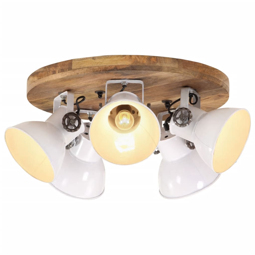 vidaXL Lampa sufitowa 25 W, biała, 50x50x25 cm, E27