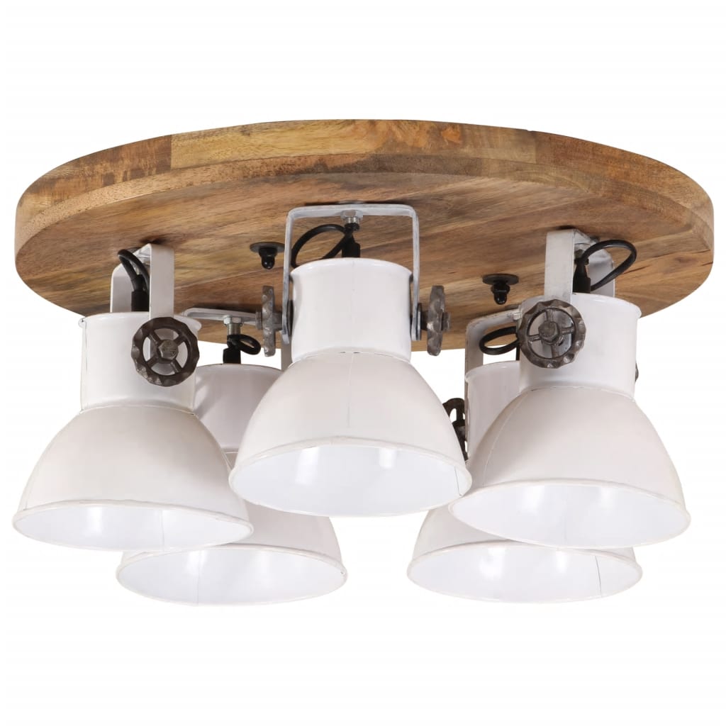 vidaXL Lampa sufitowa 25 W, biała, 50x50x25 cm, E27