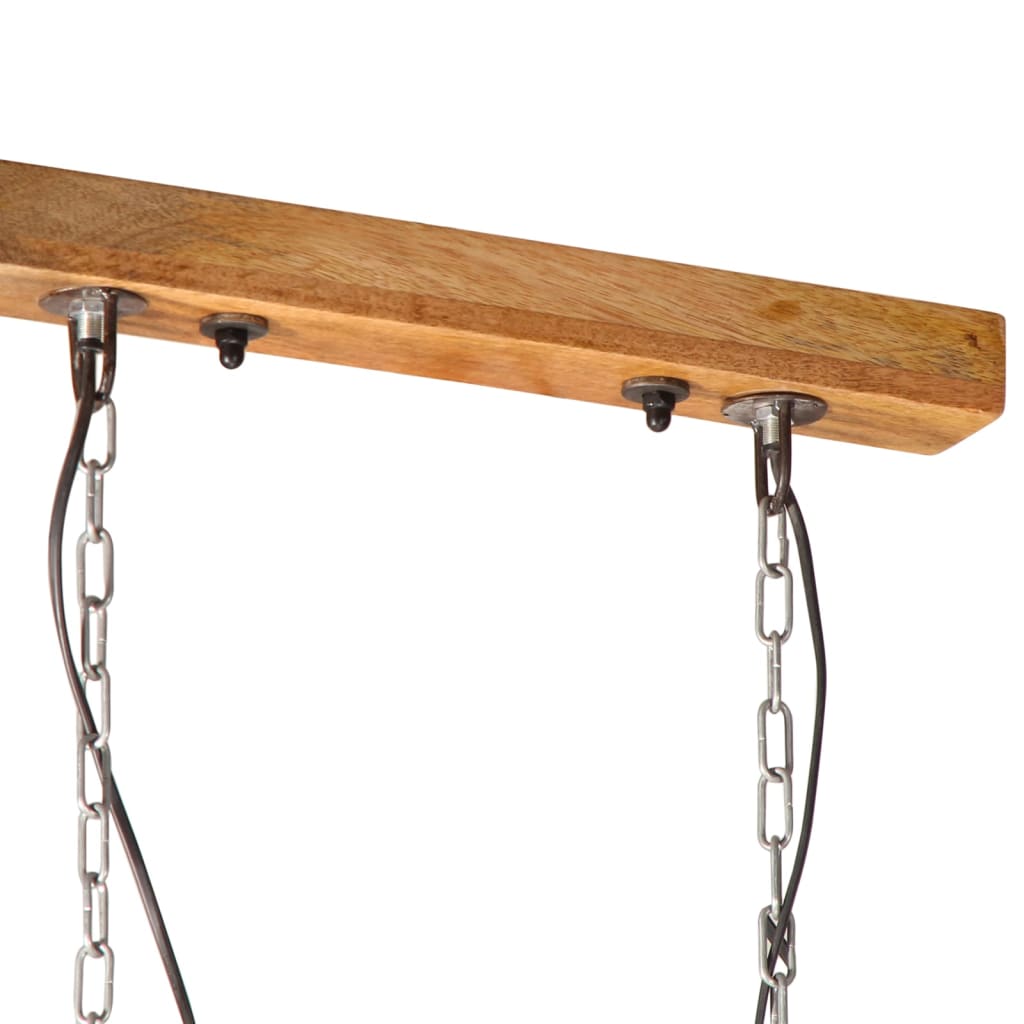 vidaXL Lampa wisząca, 25 W, postarzany niebieski, 85x28x109 cm, E27