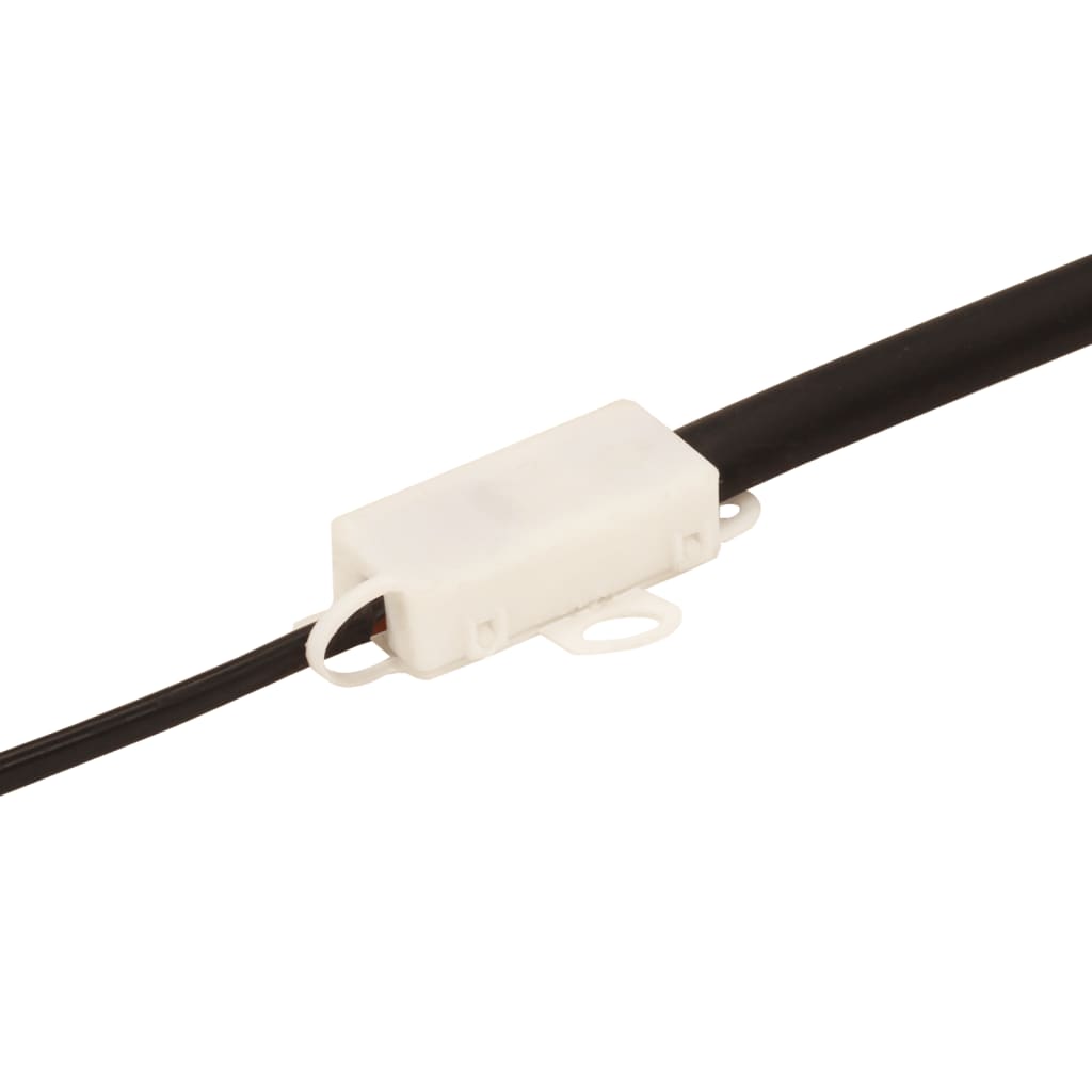 vidaXL Lampa wisząca, 25 W, czarna, 30x30x100 cm, 17 cm, E27