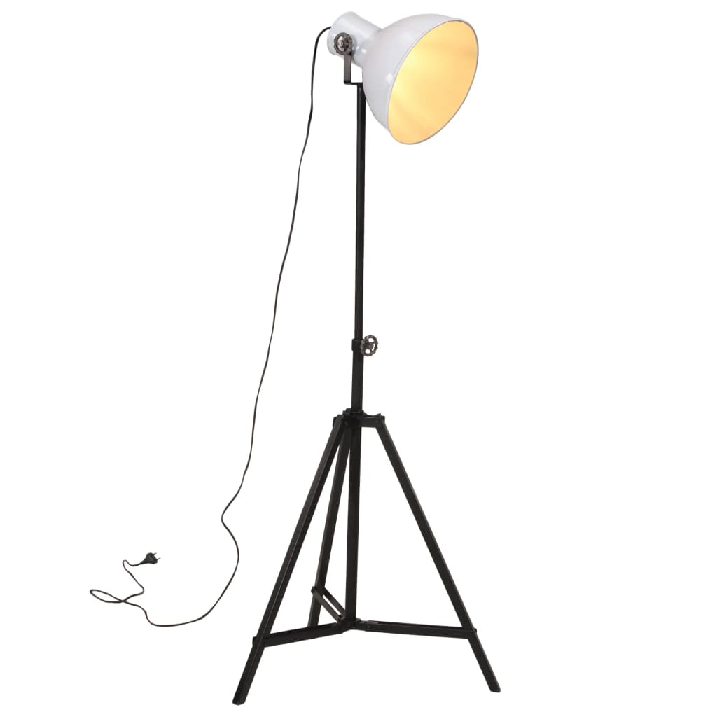 vidaXL Lampa stojąca, 25 W, biała, 61x61x90/150 cm, E27