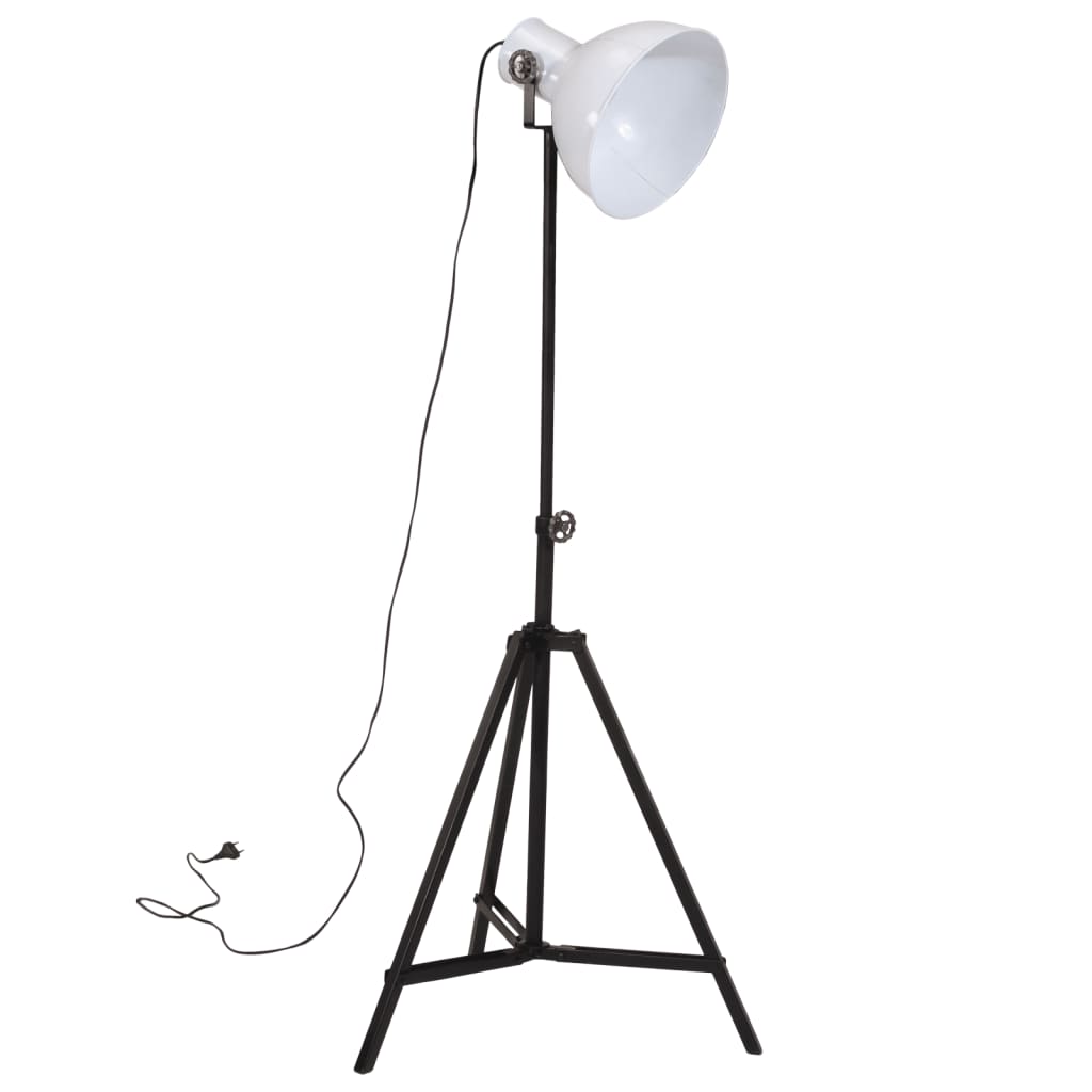 vidaXL Lampa stojąca, 25 W, biała, 61x61x90/150 cm, E27