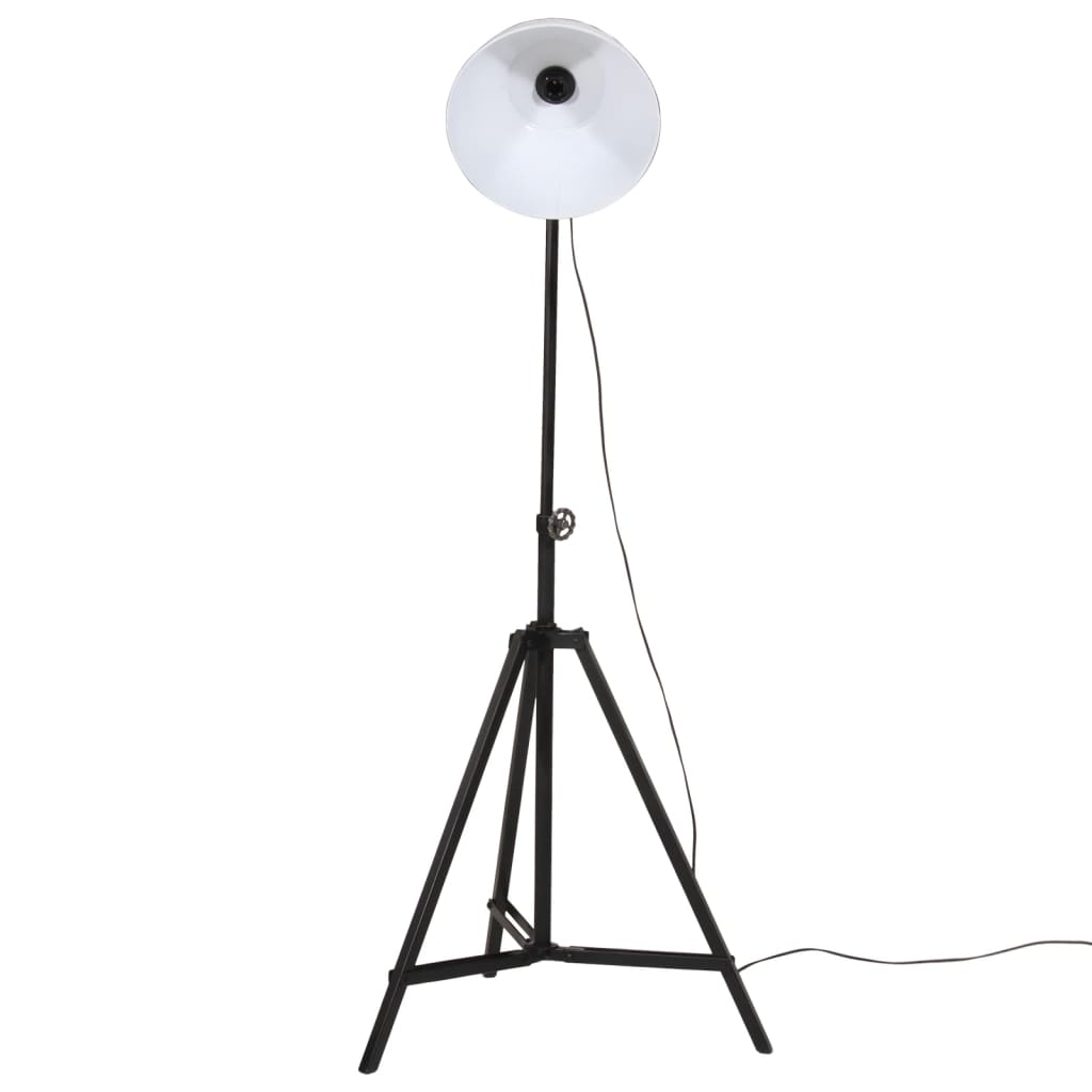 vidaXL Lampa stojąca, 25 W, biała, 61x61x90/150 cm, E27