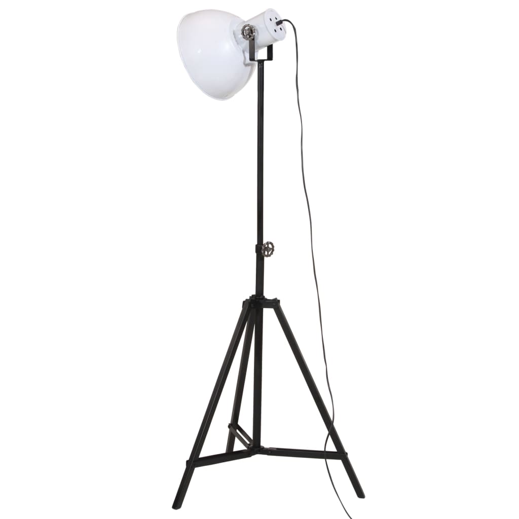 vidaXL Lampa stojąca, 25 W, biała, 61x61x90/150 cm, E27