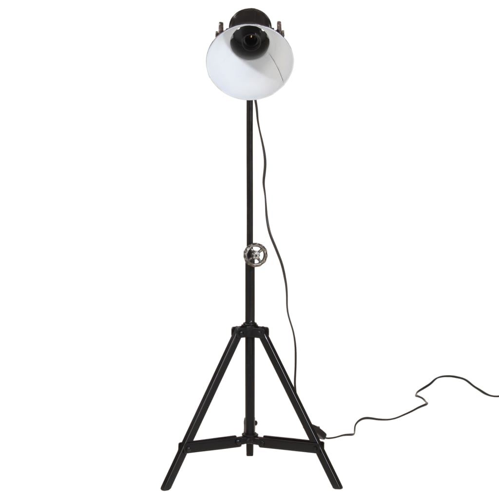 vidaXL Lampa stołowa, 25 W, czarna, 35x35x65/95 cm, E27