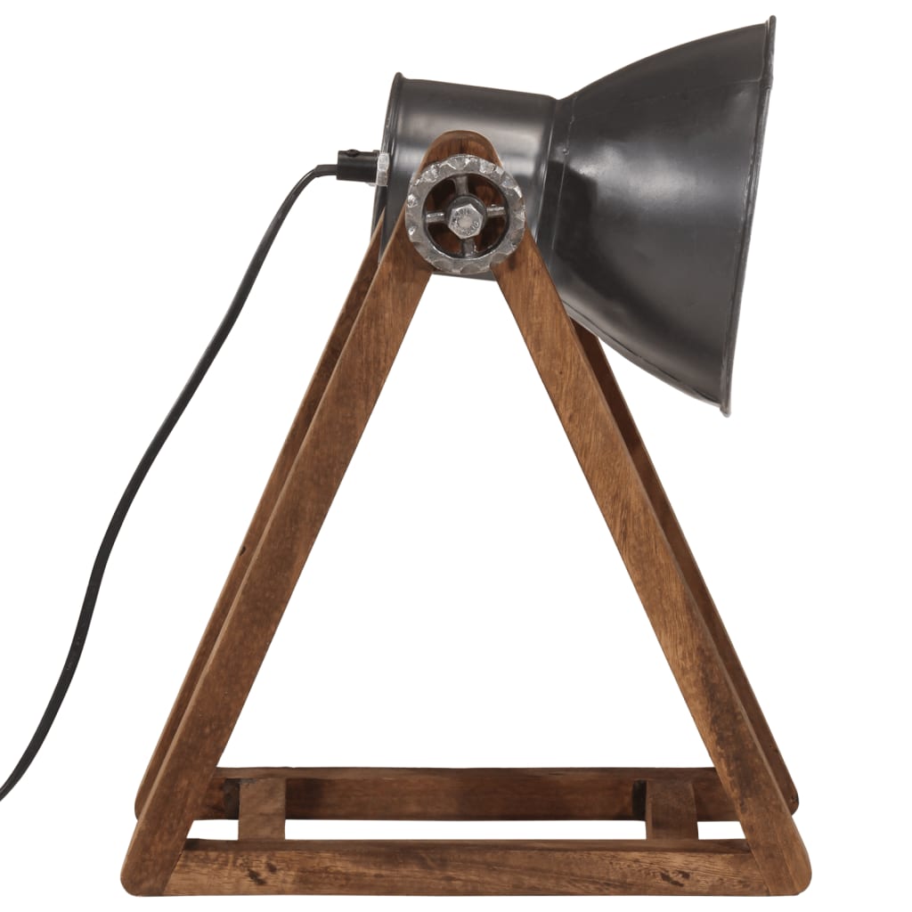 vidaXL Lampa stołowa, 25 W, czarna, 30x17x40 cm, E27