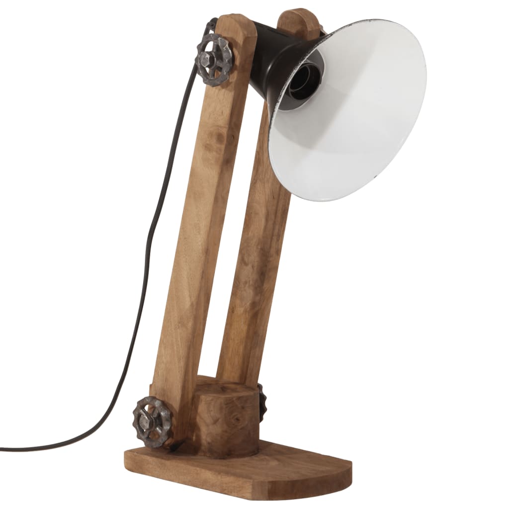 vidaXL Lampa stołowa, 25 W, czarna, 23x13x52 cm, E27