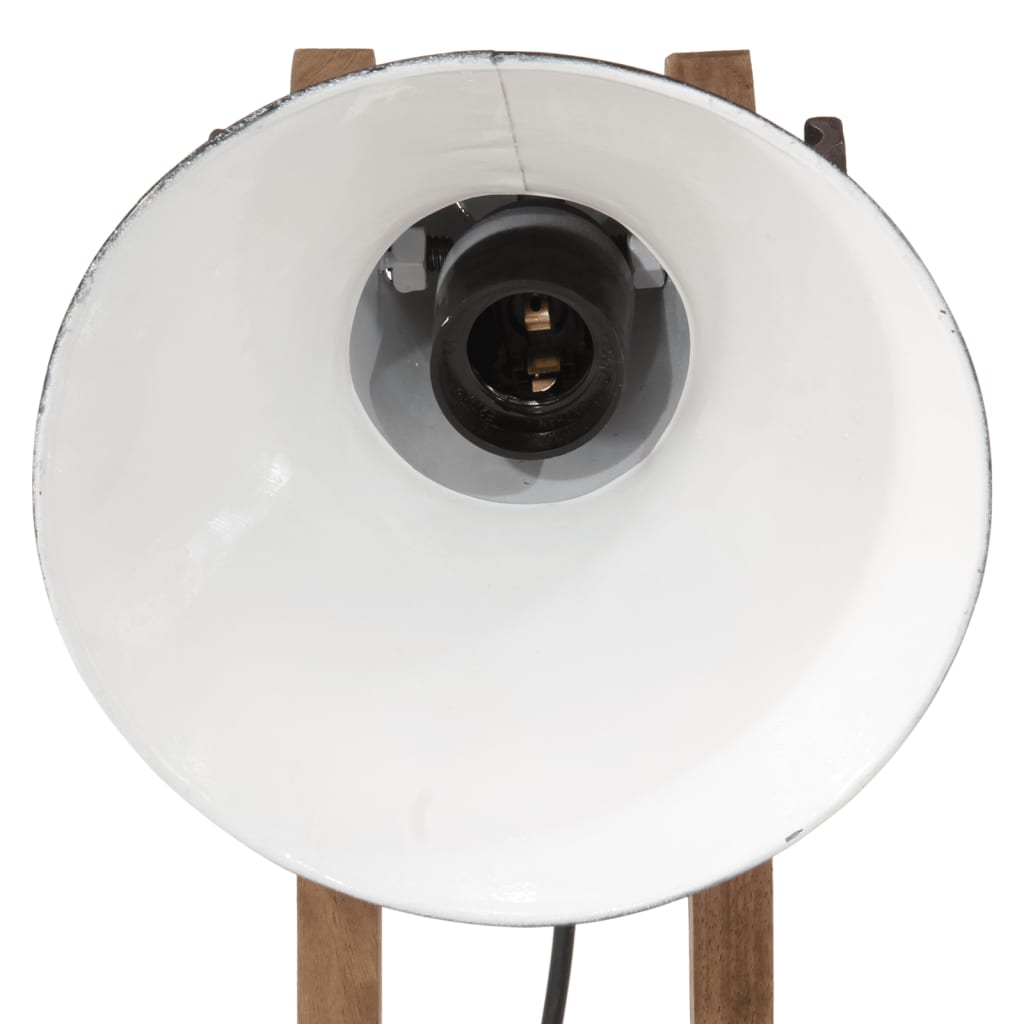vidaXL Lampa stołowa, 25 W, czarna, 23x13x52 cm, E27