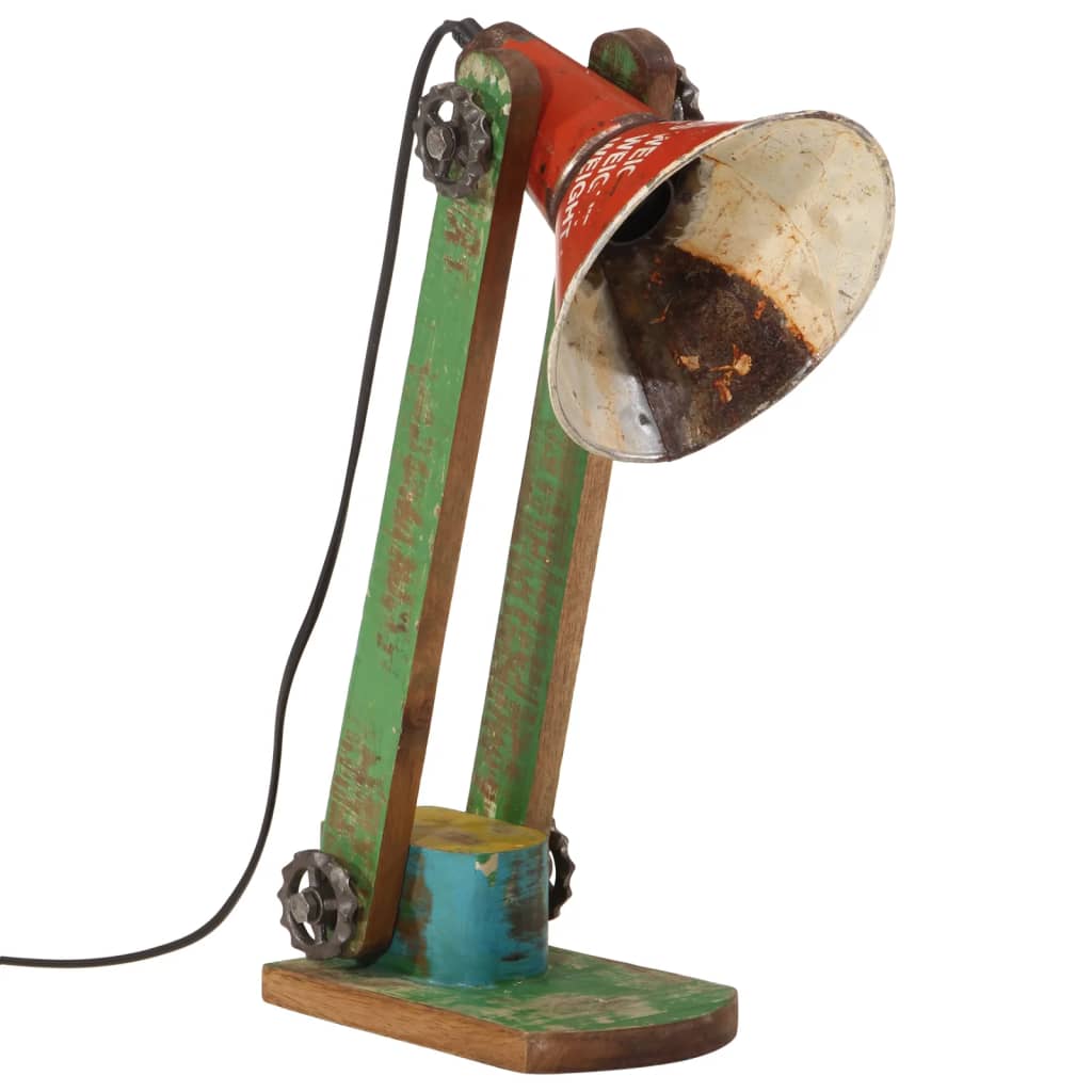 vidaXL Lampa stołowa, 25 W, wielokolorowa, 23x13x52 cm, E27