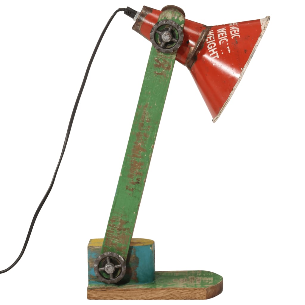 vidaXL Lampa stołowa, 25 W, wielokolorowa, 23x13x52 cm, E27