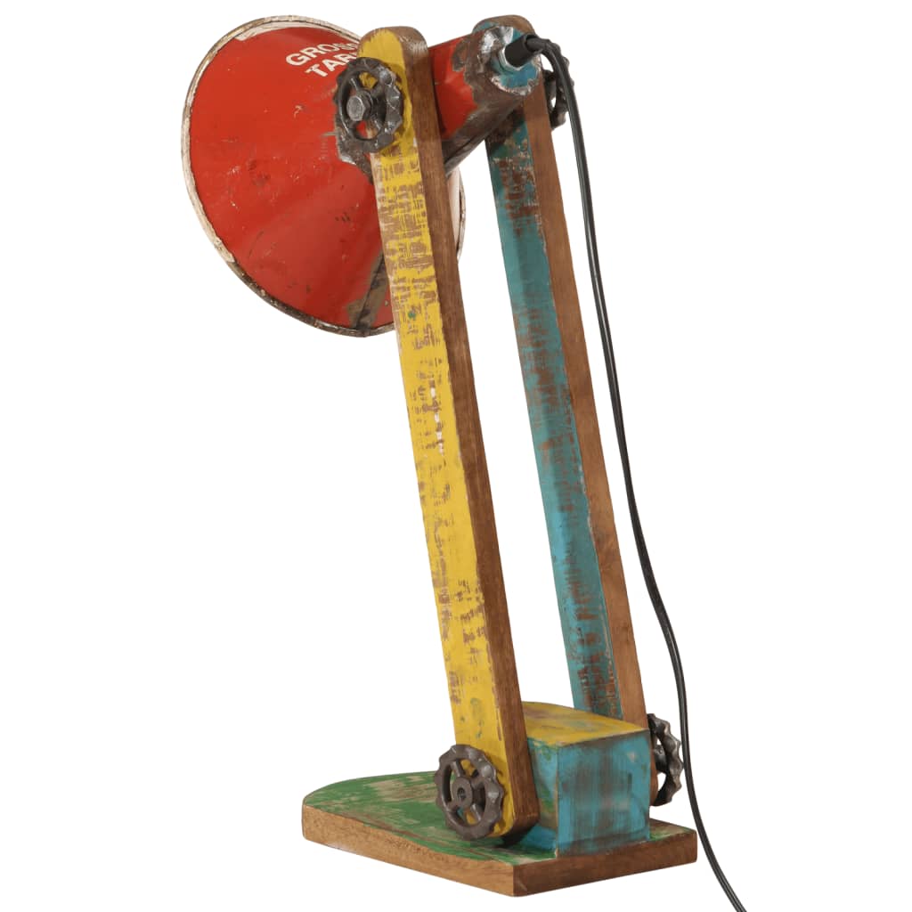 vidaXL Lampa stołowa, 25 W, wielokolorowa, 23x13x52 cm, E27