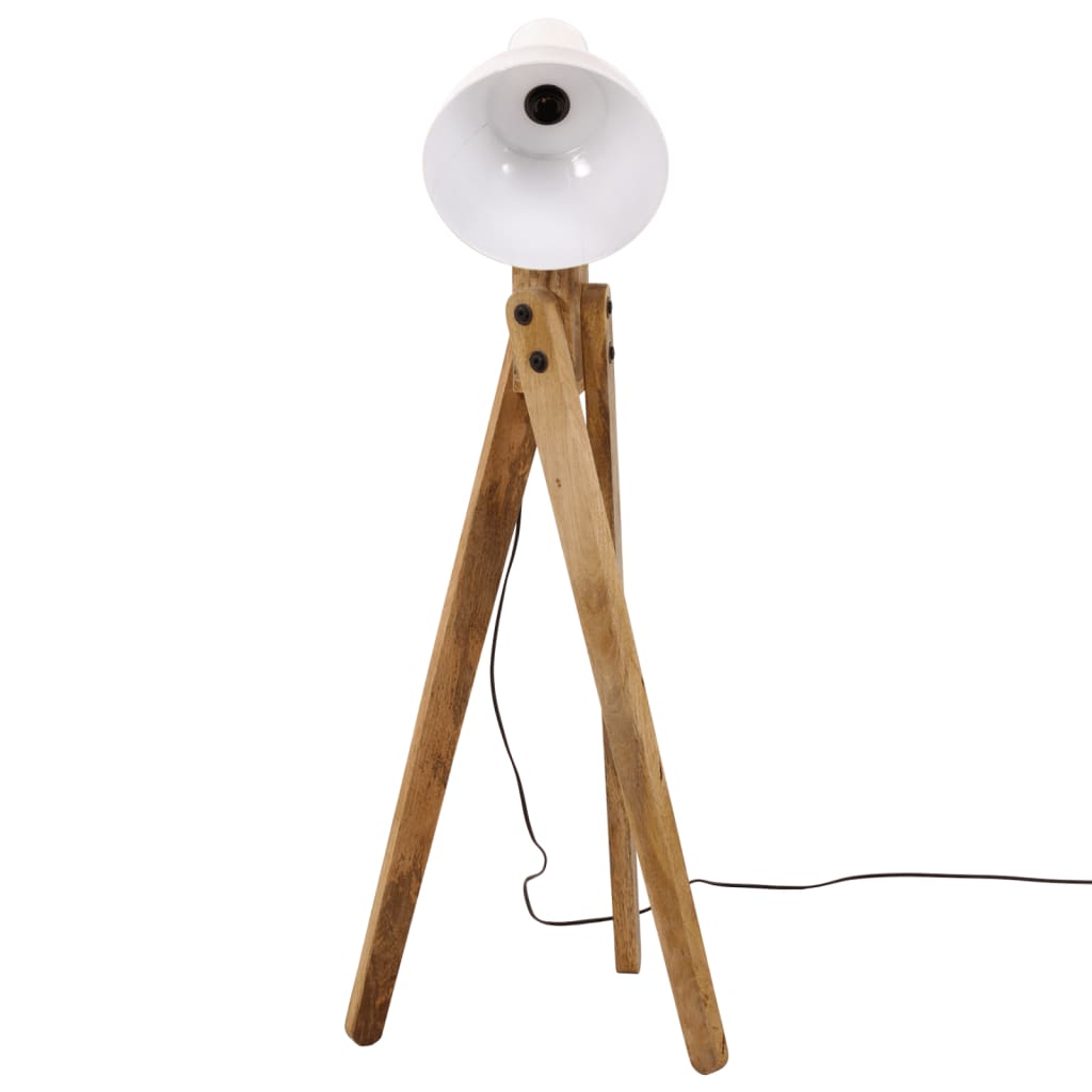 vidaXL Lampa stojąca, 25 W, biała, 45x45x120 cm, E27