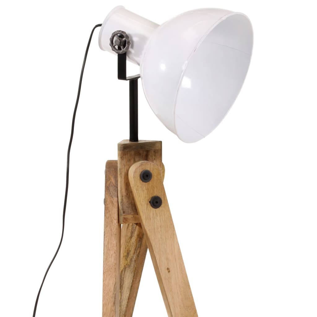 vidaXL Lampa stojąca, 25 W, biała, 45x45x120 cm, E27