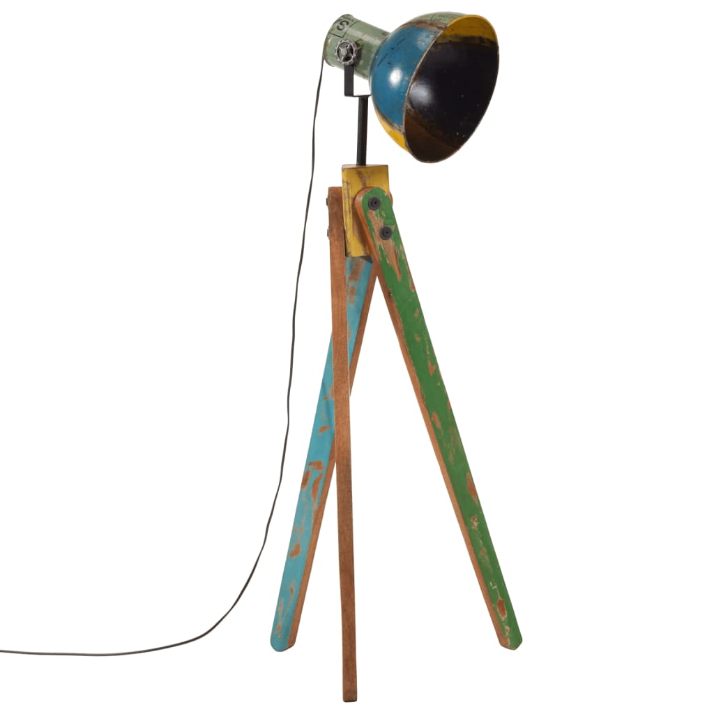 vidaXL Lampa stojąca, 25 W, wielokolorowa, 45x45x120 cm, E27